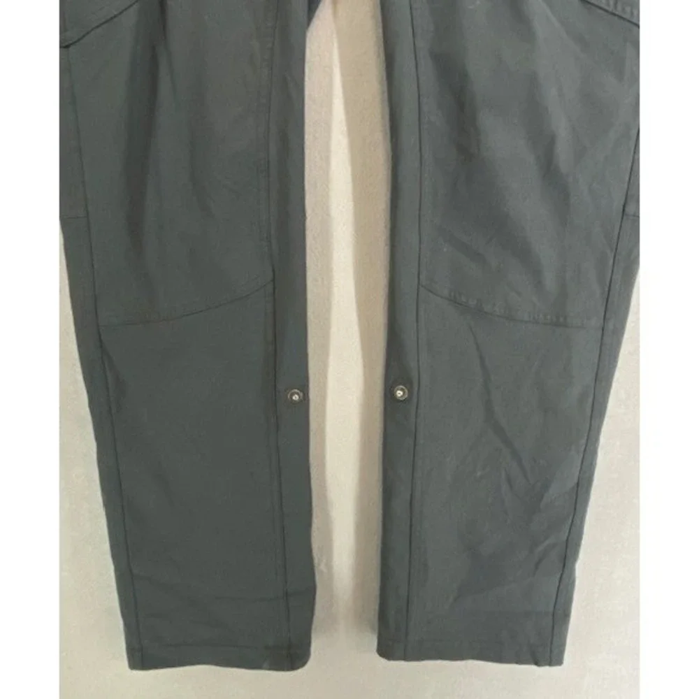 KUHL Womens 12 Cargo Pants Regular Gray‎ Outdoor Hiking Travel adjustable